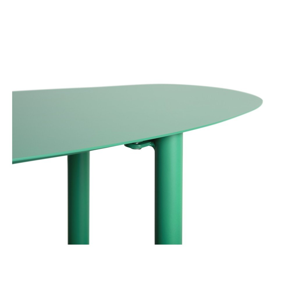 Zielona metalowa konsola 28x90 cm Cool Retro – Leitmotiv (zdjęcie 4)