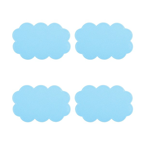 Dziecięce maty antypoślizgowe do wanny 4 szt. 9x14,5 cm Nuages – MSV