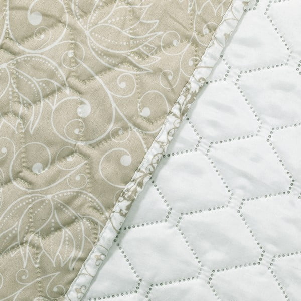 Jasnobrązowa narzuta dwustronna z mikrowłókna DecoKing Malaga, 220x240 cm-image-4