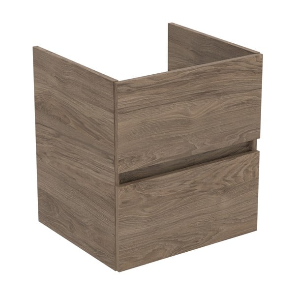 Wisząca szafka pod umywalkę w dekorze orzecha 50x55 cm Eurovit+ – Ideal Standard-image-1