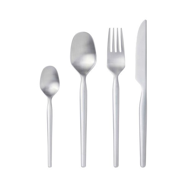 Sztućce ze stali nierdzewnej w kolorze srebra 16 szt. Dorotea – Gense
