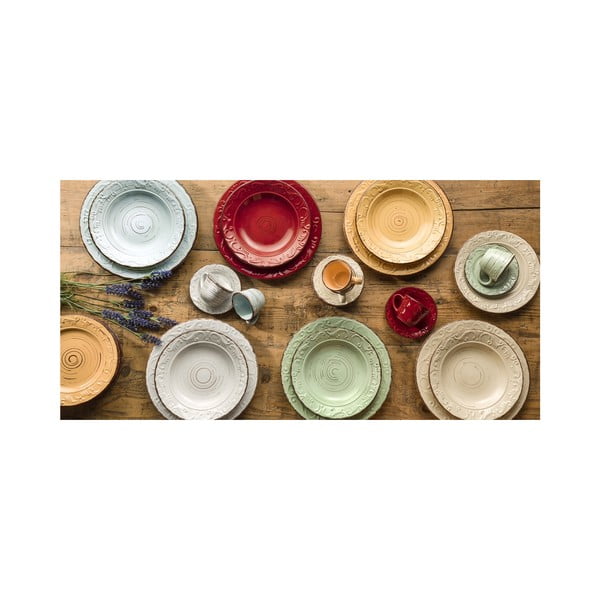 Zestaw 18 talerzy Derby, zielony-image-1