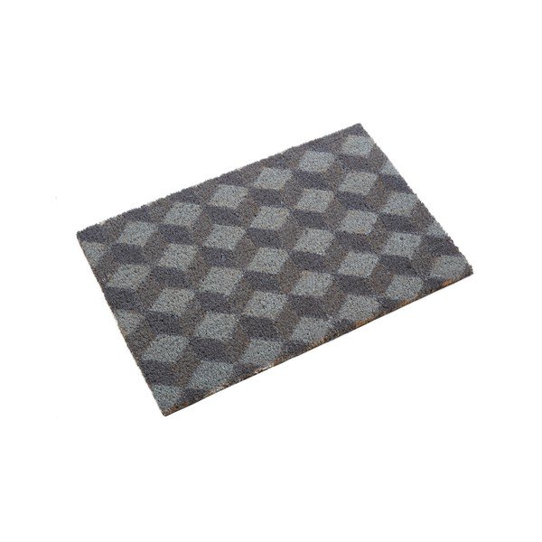 Wycieraczka z włókna kokosowego 40x60 cm Grey Cube – Premier Housewares-image-3