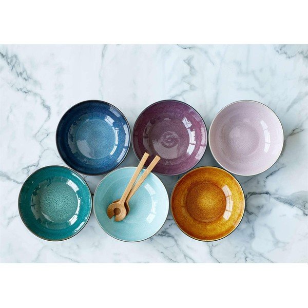 Niebiesko-szara miska kamionkowa ø 30 cm Mensa − Bitz-image-1