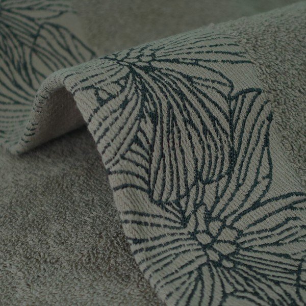 Ciemnozielony bawełniany ręcznik frotte 50x100 cm Valencia – My House-image-3