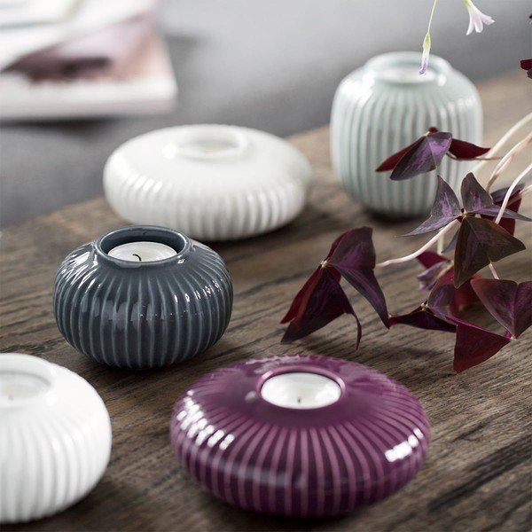 Miętowy kamionkowy wazon Kähler Design Hammershoi, wys. 12,5 cm-image-4