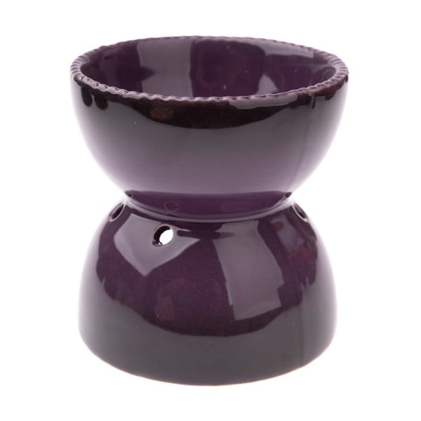Fioletowa ceramiczna lampka aromatyczna Dakls, wys. 11,5 cm