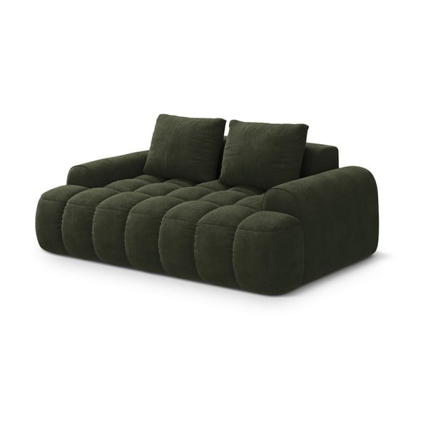 Zielona aksamitna sofa 175 cm Linz – Cosmopolitan Design-image-2