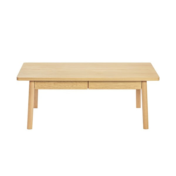 Stolik w dekorze dębu w naturalnym kolorze 60x120 cm Nice – Woodman-image-2