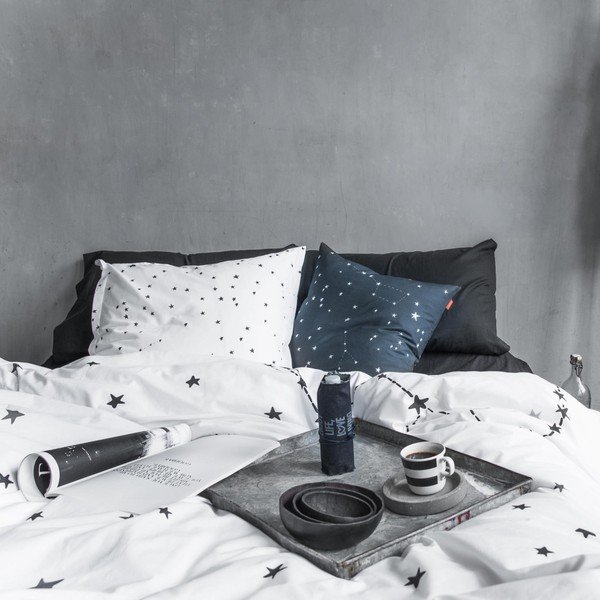 Bawełniana poszwa na kołdrę Blanc Constellation, 240x260 cm-image-2