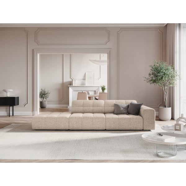 Beżowy szezlong (prawostronny) Chicago – Cosmopolitan Design-image-1