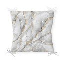 Poduszka na krzesło Minimalist Cushion Covers Marble Gray Gold, 40x40 cm