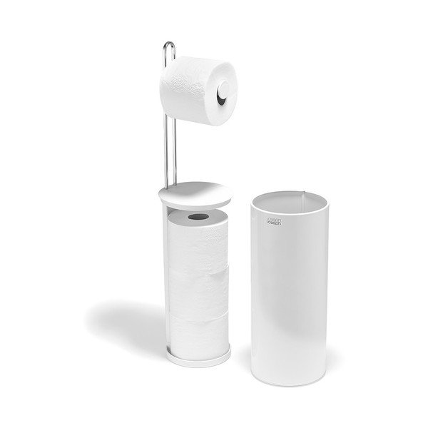 Biały plastikowy stojak na papier toaletowy EasyStore – Joseph Joseph-image-3