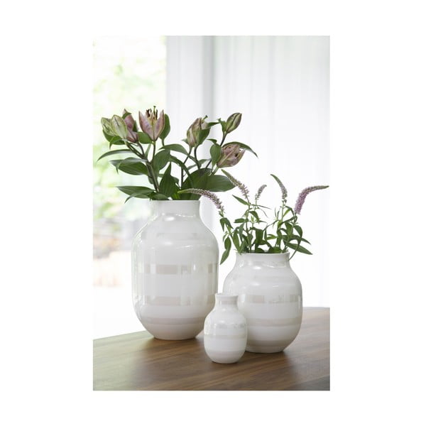 Biały kamionkowy wazon Kähler Design Omaggio, wys. 12,5 cm-image-3