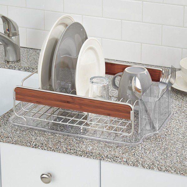 Ociekacz z drewnianymi elementami InterDesign Forma-image-2