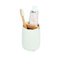 Biały ceramiczny kubek na szczoteczki iDesign Eco Vanity