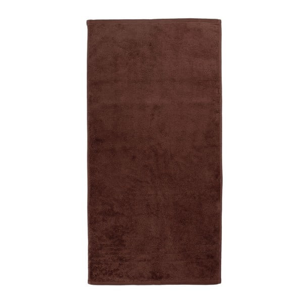 Ciemnobrązowy ręcznik Artex Omega, 50x100 cm