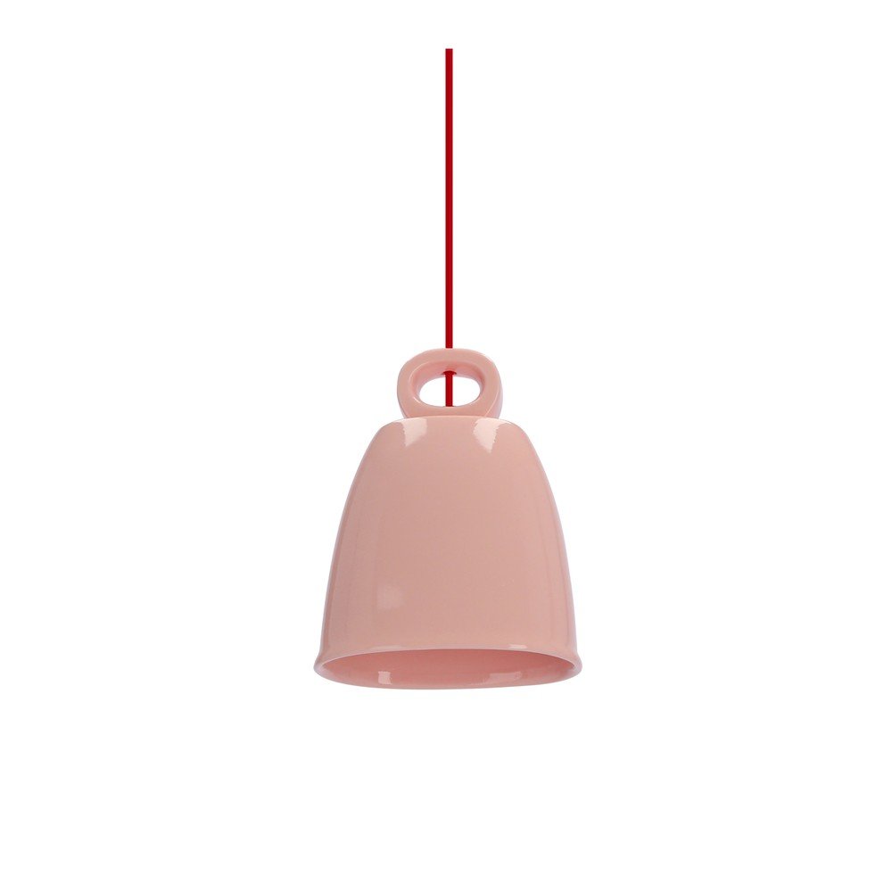 Różowy żyrandol dziecięcy z ceramicznym kloszem Sewilla – Candellux Lighting (zdjęcie 7)