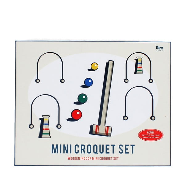 Krykiet stołowy Mini Croquet Set – Rex London-image-2