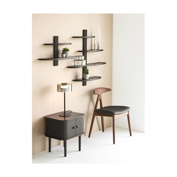 Stolik z litego drewna sosnowego 40x45 cm Nikko – House Nordic-image-3