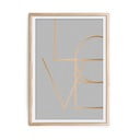 Obraz w ramie Velvet Atelier Love, 60x40 cm
