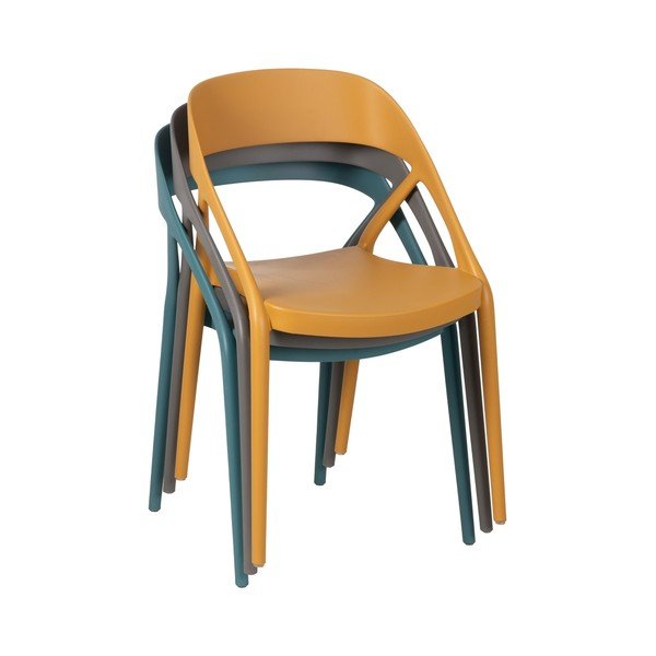 Szare plastikowe krzesła zestaw 2 szt. – Ixia-image-3