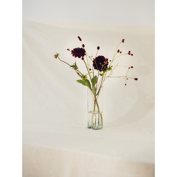 Szklany ręcznie wykonany wazon (wysokość 24 cm) Tubu – noo.ma-image-4