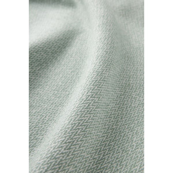 Zielony koc z mieszanki bawełny 140x180 cm Espiga – Euromant-image-2