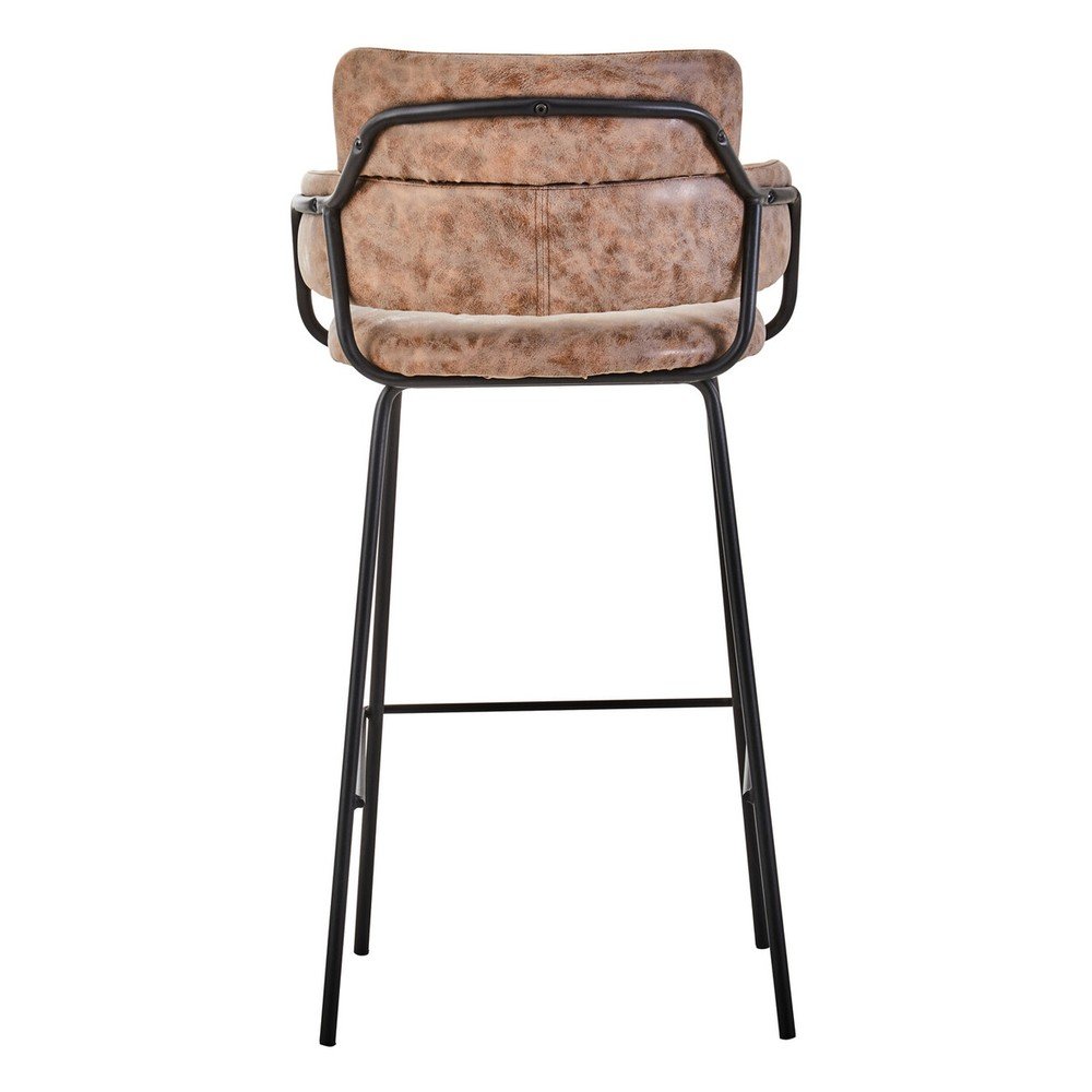 Czarny/brązowy tapicerowany hoker Tamzin – Premier Housewares (zdjęcie 6)
