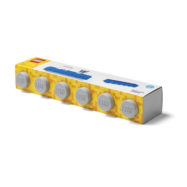 Dziecięca szara półka ścienna LEGO® Sleek-image-4