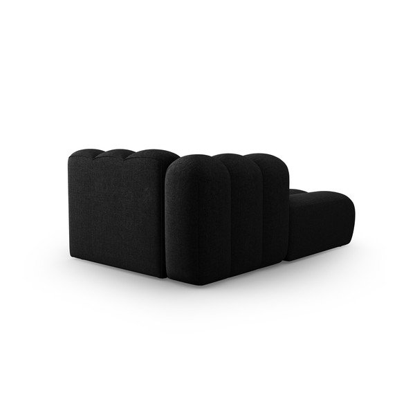 Czarnoantracytowy szezlong (lewostronny) Lupine – Micadoni Home-image-3