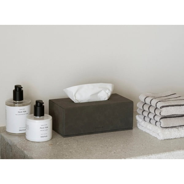 Pojemnik na chusteczki ze sztucznej skóry Sahla – Blomus-image-2