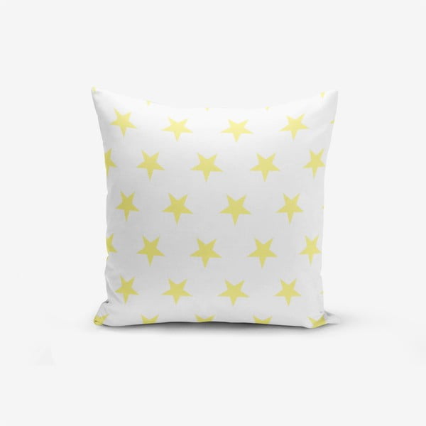 Poszewka na poduszkę z domieszką bawełny Minimalist Cushion Covers Yellow Star, 45x45 cm