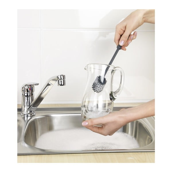Silikonowa szczotka do mycia naczyń Wenko Brush, dł. 25 cm-image-3