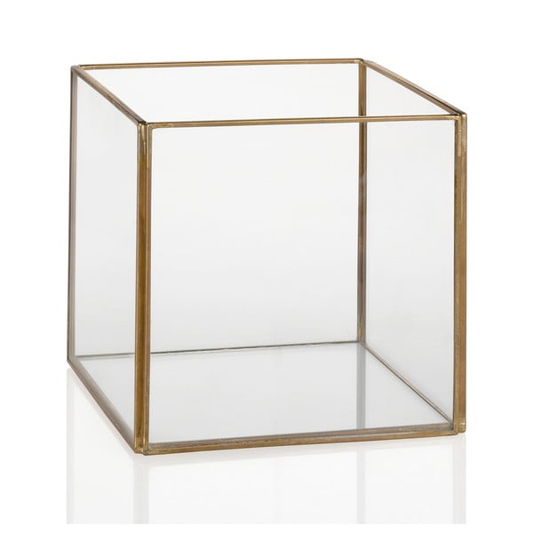 Terrarium Cube Gold