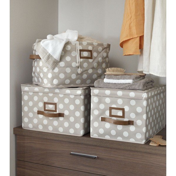 Zestaw 3 beżowych pojemników Cosatto Jolie-image-1