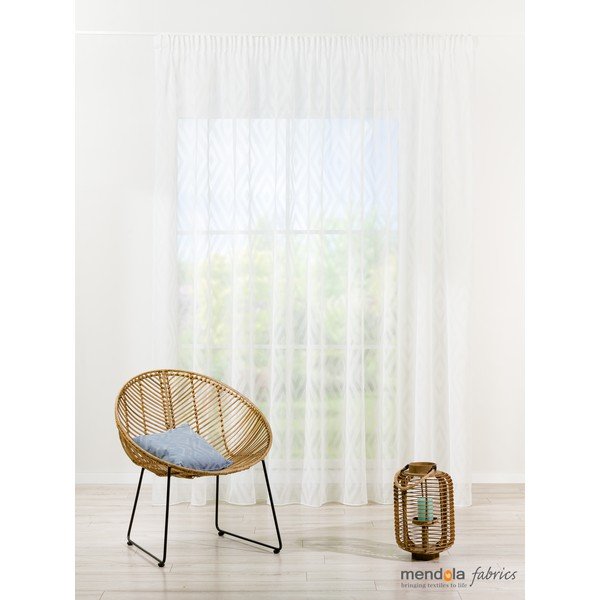 Kremowa firanka 400x260 cm Estrella – Mendola Fabrics-image-1