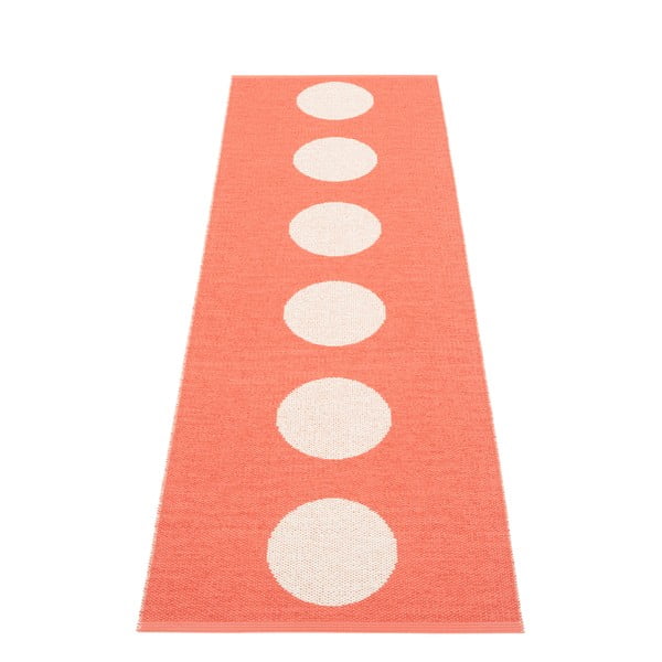 Łososiowy chodnik odpowiedni na zewnątrz 70x225 cm Vera Flamingo – Pappelina