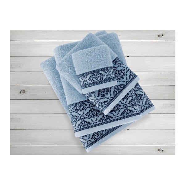 Niebieski ręcznik Irya Home Felice, 70x130 cm