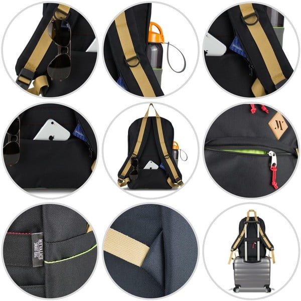 Zielony plecak z portem USB My Valice FREEDOM Smart Bag-image-2