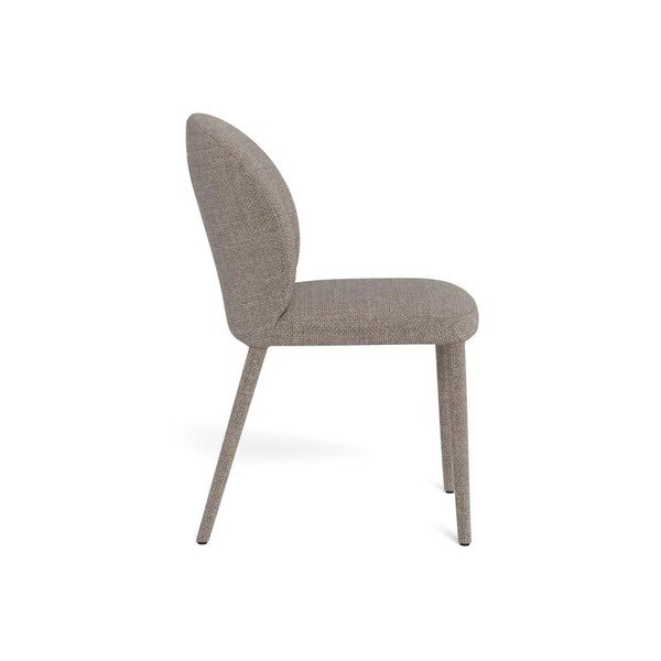 Szarobeżowe tapicerowane krzesła zestaw sztaplowane 2 szt. Patricia – Actona-image-3