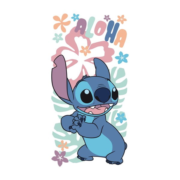Bawełniany ręcznik dziecięcy 70x140 cm Lilo and Stitch "Hawaiian Harmony" – Jerry Fabrics