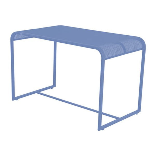 Niebieski metalowy stolik balkonowy ADDU MWH, 63x110 cm