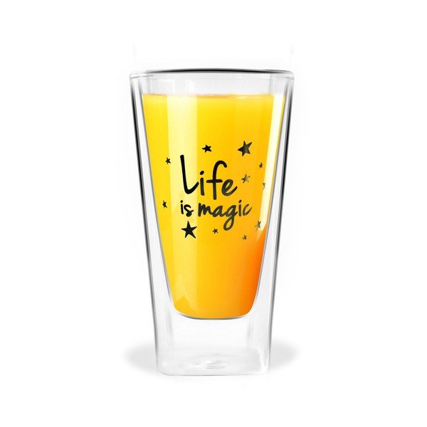 Szklanka z podwójną ścianką Vialli Design Life Is Magic, 300 ml-image-1