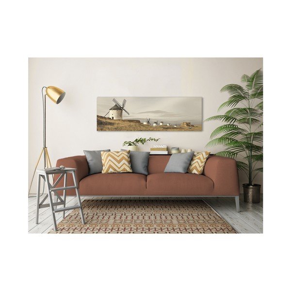 Obraz Styler Canvas Harmony Field, 45x140 cm-image-1