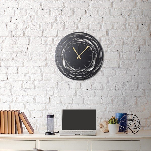 Metalowy zegar ścienny Ball, ø 50 cm-image-1