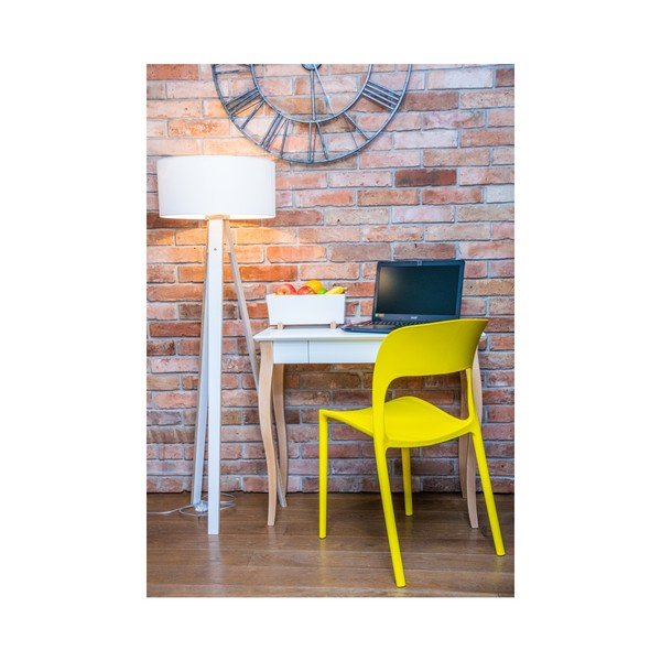 Żółte biurko Ragaba Lillo, dł. 65 cm-image-1