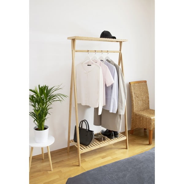 Naturalny bambusowy stojak na ubrania Lanai – Wenko-image-1