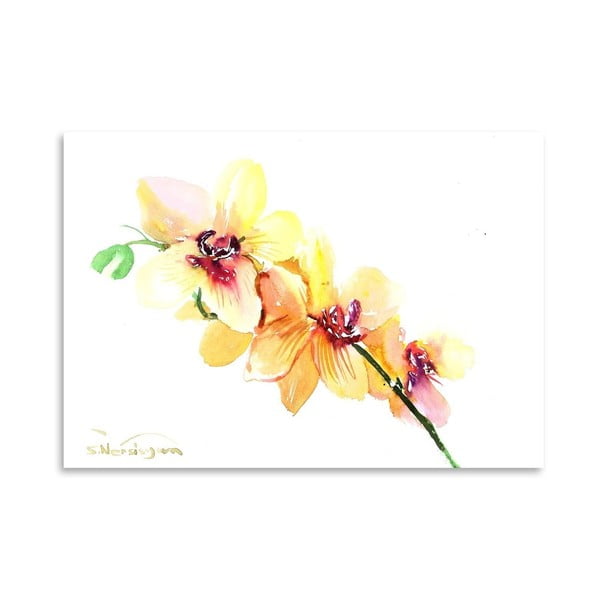 Plakat Peach Orchids (projekt Suren Nersisyan)