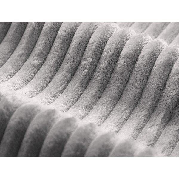 Jasnoszary sztruksowy puf Dia – Micadoni -image-2